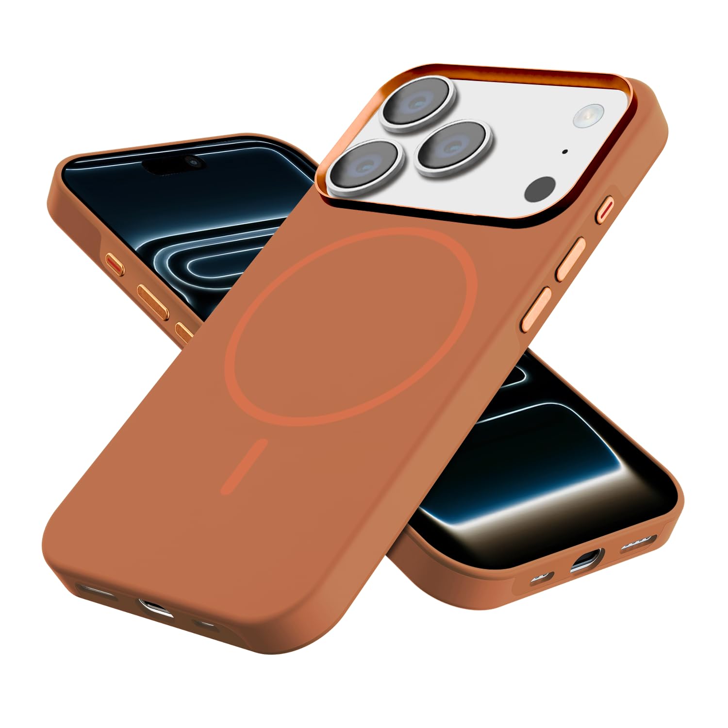GRIPP Toras Mag-Safe Case for iPhone 17 Pro Max, Premium Matte Texture - Orange