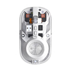 Portronics Toad 8 Transparent Wireless Bluetooth Mouse with Dual Wireless (BT + 2.4 GHz)