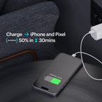 Stuffcool Novus 25W Super Fast GaN Charger with Type C to C 60W 3A Cable for Samsung, Pixel & iPhone