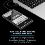 EVM 2.5" SATA SSD Casing USB 3.0 - Transparent Case Cover