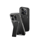 UNIQ Heldro Mount + Phone Case Compatible with iPhone 15 Pro (Smoke)