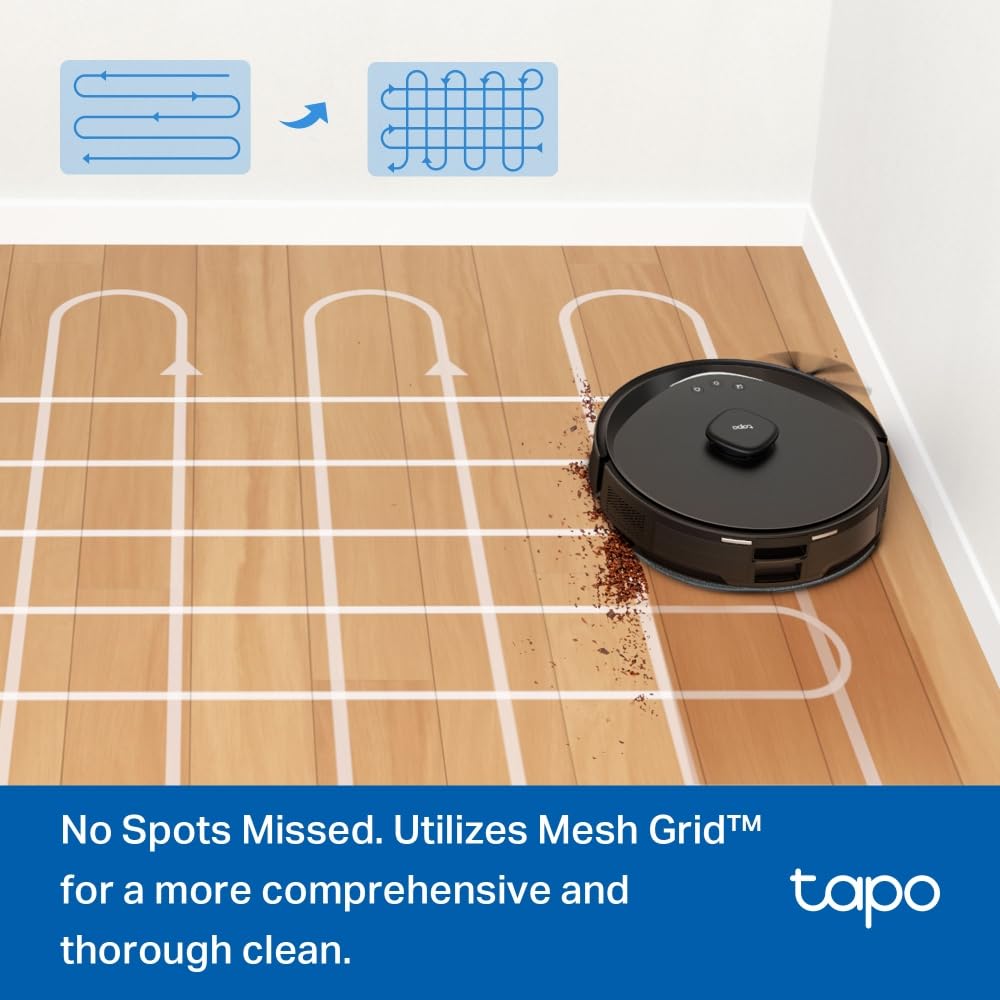 TP-Link Tapo RV30 Max 5300Pa Hyper Suction Robot Vacuum Cleaner & Mop