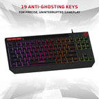 EvoFox Deathray TKL RGB Gaming Keyboard