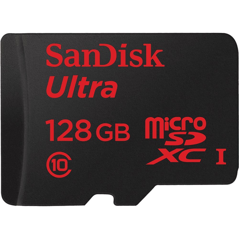 SanDisk Ultra 128GB UHS-I Class 10 Micro SD Memory Card with Adapter