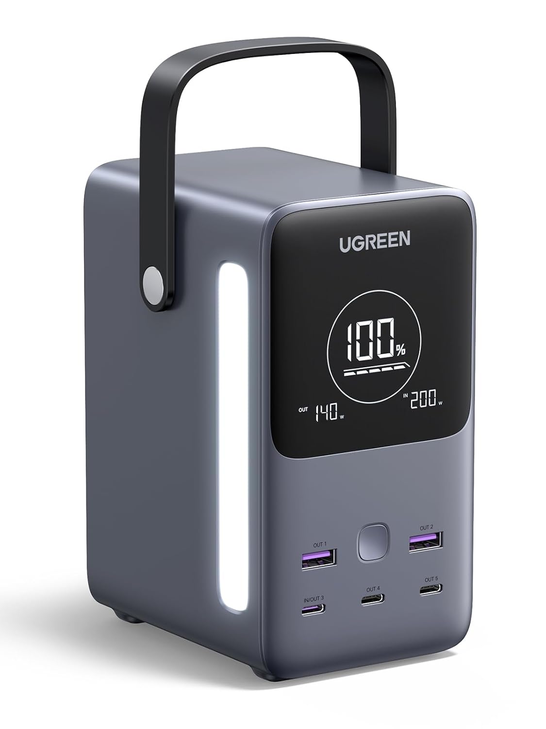 UGREEN 300W 48,000mAh Portable Charger Power Bank with Smart Digital Display