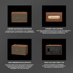 Marshall Acton III 60 W Bluetooth Powered Home Speaker, Brown