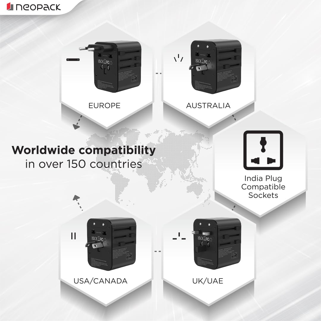 Neopack World Traveller Plus Adapter 25W