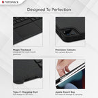 Neopack Magnetic Smart Cover with Detachable Keyboard