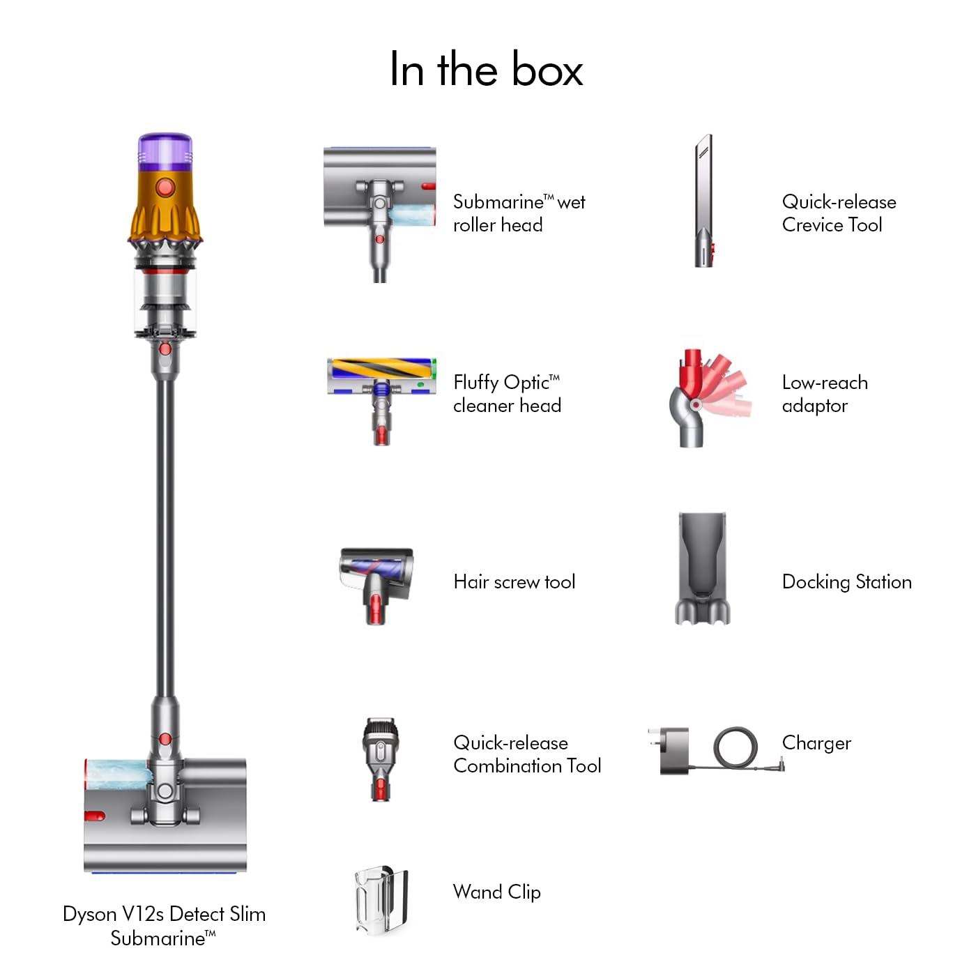 Dyson V12 Detect Slim Submarine Cordless Vacuum Cleaner