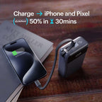 Stuffcool GIGA Smallest 65W 20000mAh Laptop Powerbank with Built in 100W 5A Type C Cable