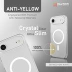 Muvtech Clearvue Case Compatible with iPhone 17 Air - Clear