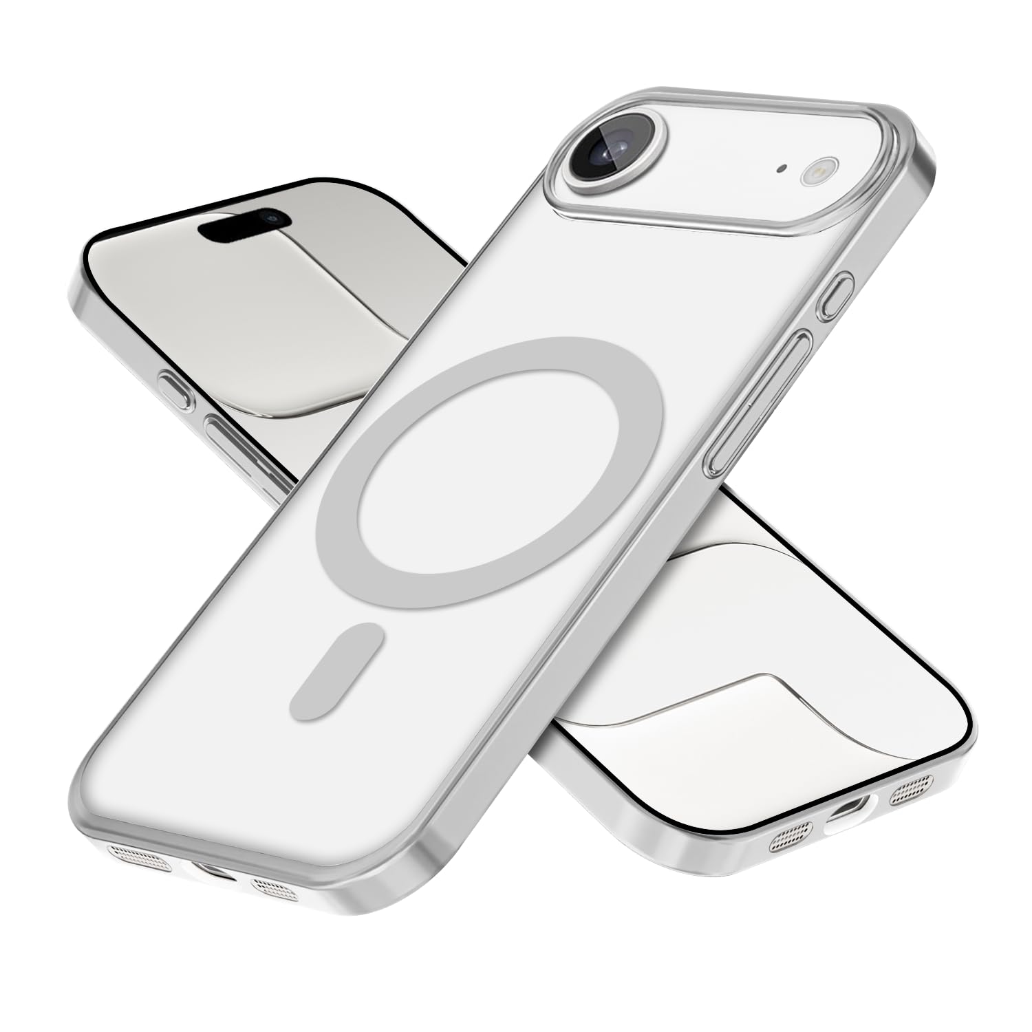 GRIPP Glacier Slim Mag-Safe Case for iPhone Air -Silver