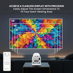 Toreto Prismo Full HD 1080P Smart Projector with WiFi Miracast (Android 12)