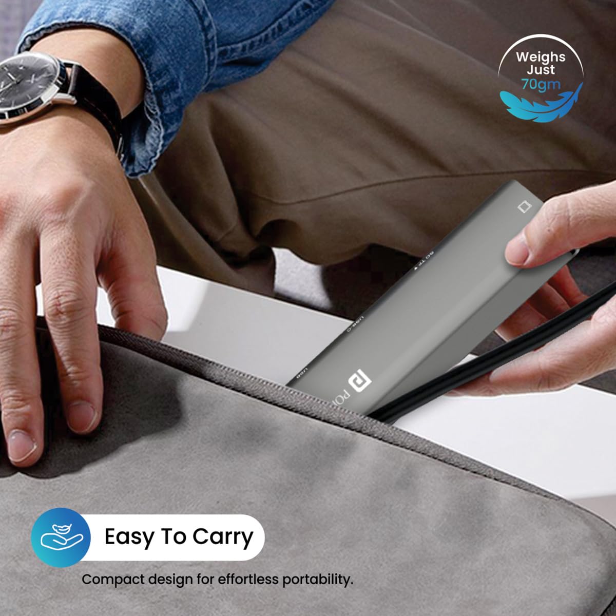 Portronics Mport 52 USB C Hub Dock (7-in-1)