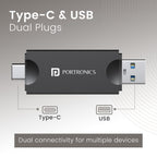 Portronics Mport 30 Plus Card Reader with Storage Case for microSD & SD Cards