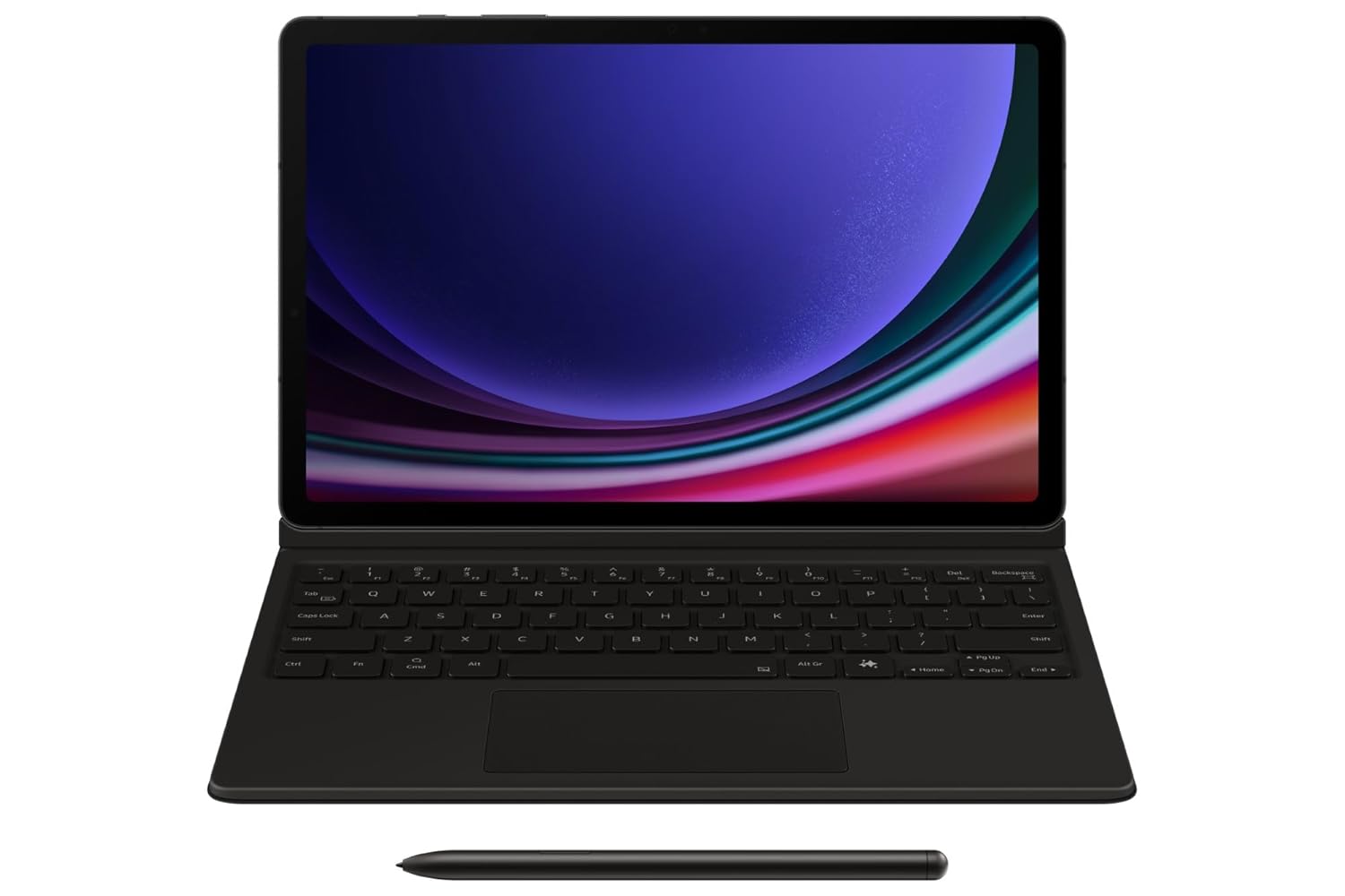 Samsung Galaxy Tab S9 Book Cover Keyboard, Black