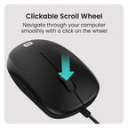 Portronics Toad 102 Wired Mouse with 3 Buttons