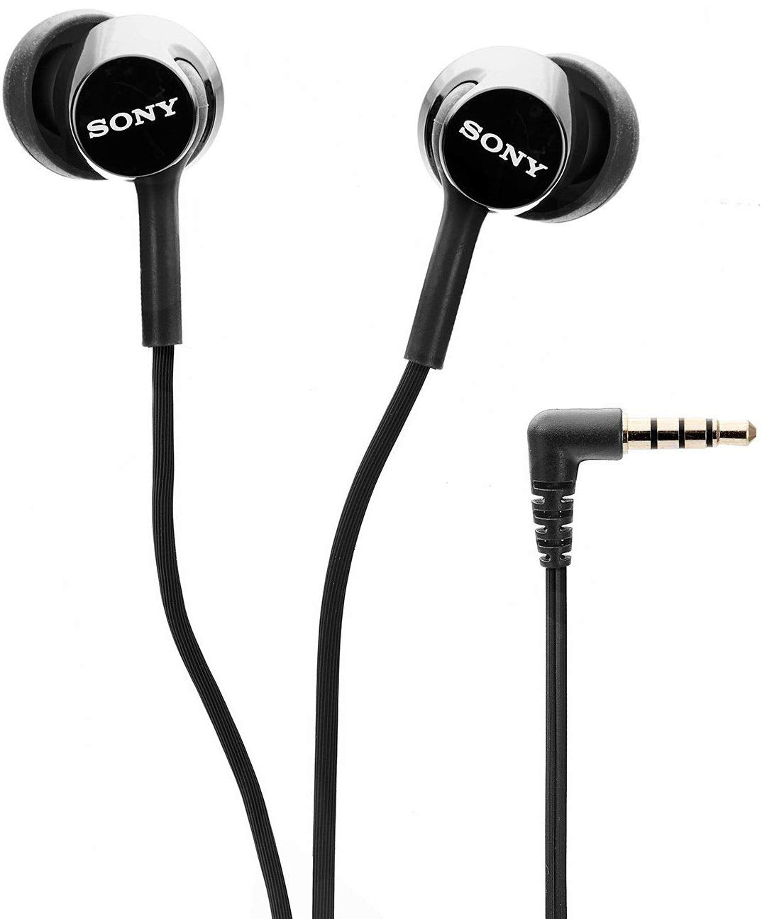 Sony MDR-EX155AP Wired in Ear Headphones with Tangle Free Cable, 3.5mm Jack, Headset with Mic for Phone Calls