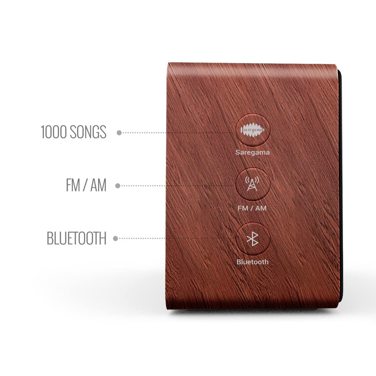 Carvaan Saregama Mini+ (Plus) Portable Music Player with 1000 Preloaded Songs