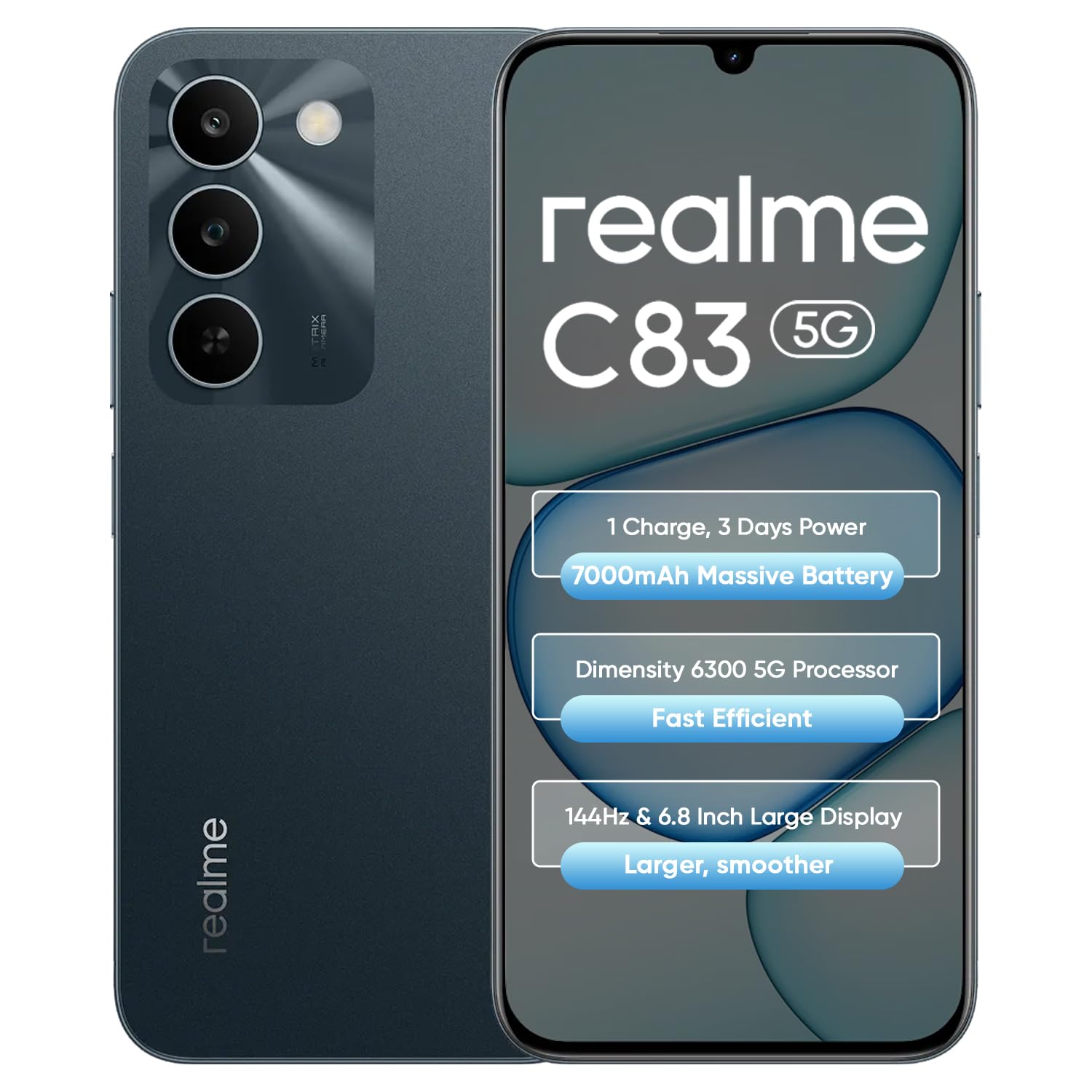 realme C83 5G Smartphone 7000mAh Mega Battery