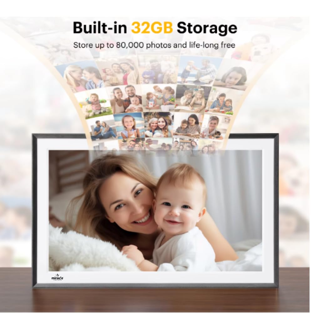 Frameo 15.6 Inch Large Digital Photo Frame