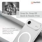 Muvtech Clearvue Case Compatible with iPhone 17 Air - Clear