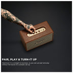 Marshall Stanmore III Wired Connectivity Home Speaker with Bluetooth 5.2 & RCA or 3.5mm Input - Brown