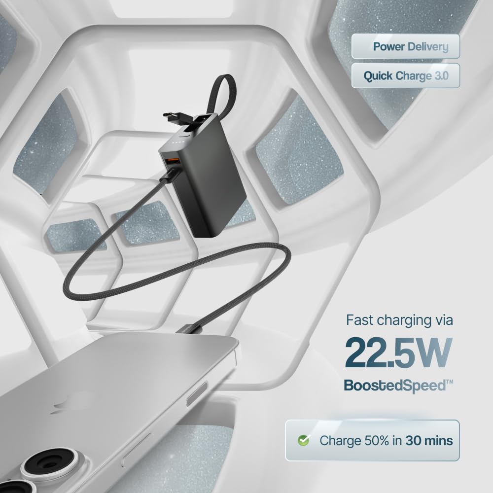 Ambrane 10000mAh Smallest Pocket Size Powerbank