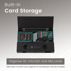 Portronics Mport 30 Plus Card Reader with Storage Case for microSD & SD Cards