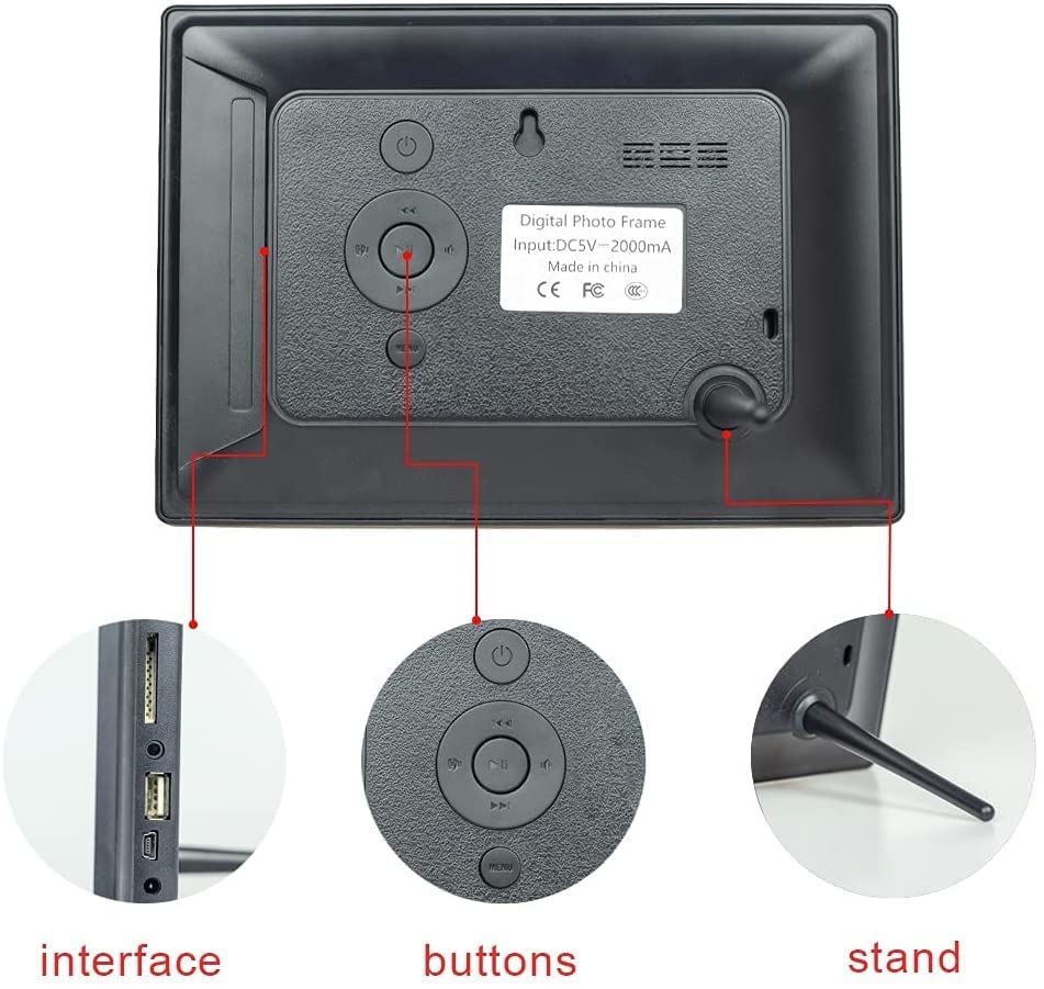 Miracle Digital 7''(17.78) IPS Digital Photo Frame High-Def Screen