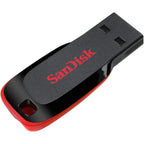 SANDISK Cruzer Blade 64GB, USB 2.0, Flash drive, Pendrive, Red, 5Y Warranty (SDCZ50-064G-I35)