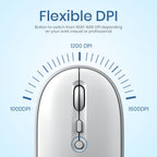 Portronics Toad II Bluetooth Mouse, with Bluetooth 5.0 & 2.4 Ghz Dual Wireless Connectivity