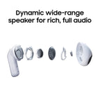 Samsung Galaxy Buds4 (Black) in-Ear Wireless Earbuds with Hi-Fi Audio