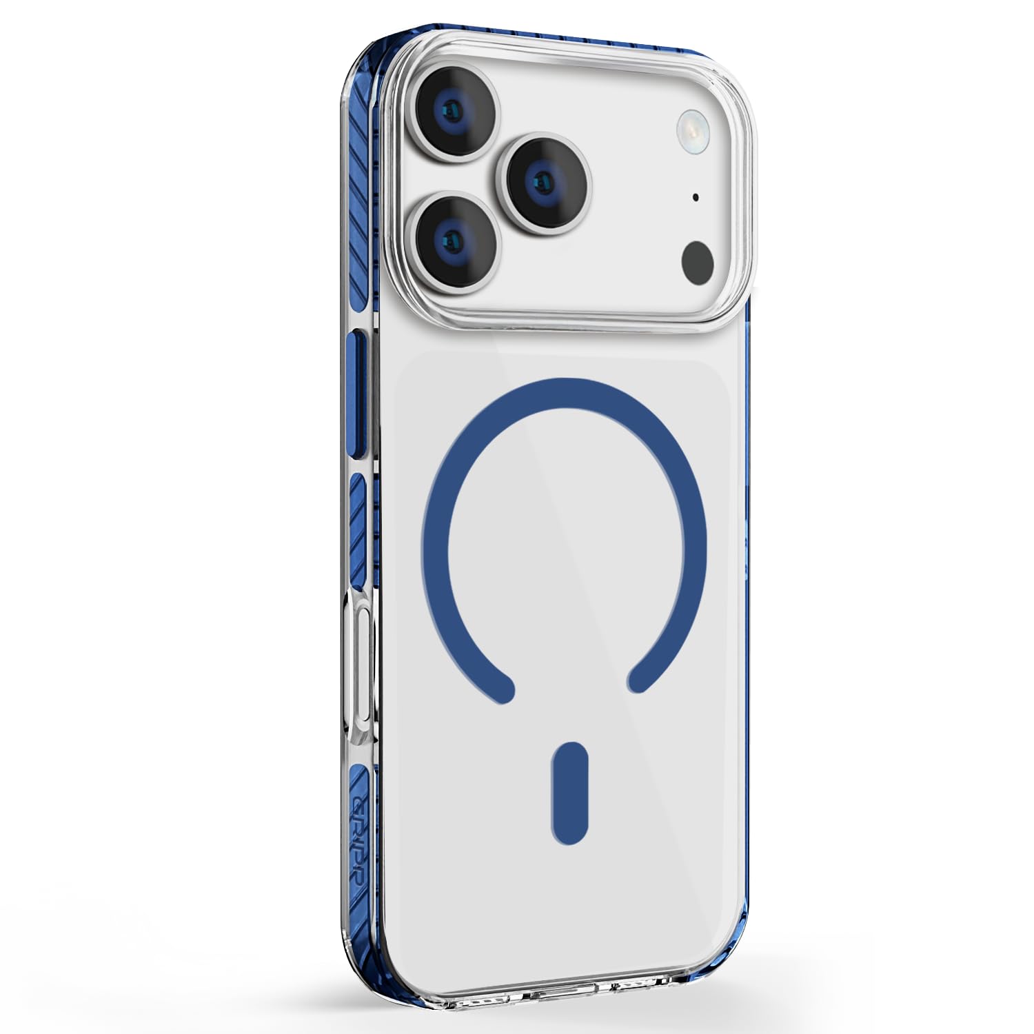 GRIPP Combat Mag-Safe Case for iPhone 17 Pro,Impact Resistant Bumper - Blue