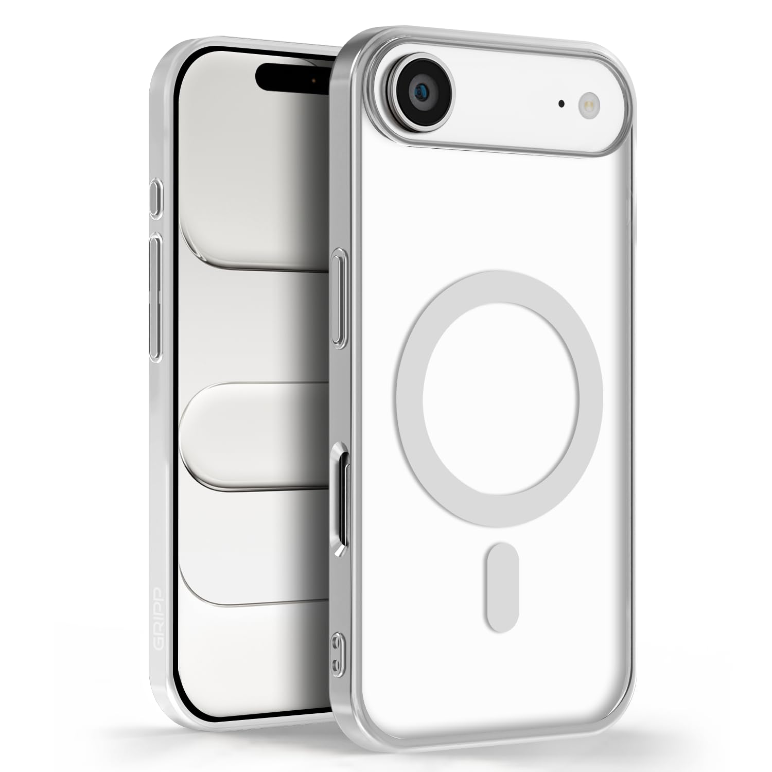 GRIPP Glacier Slim Mag-Safe Case for iPhone Air -Silver