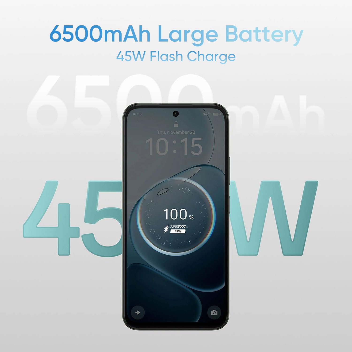 OPPO A6x 5G Smartphone 4+64GB, Ice Blue