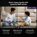Qubo Smart 360° 4MP [Ultra 2K] Wi-Fi Security Camera by Hero Group