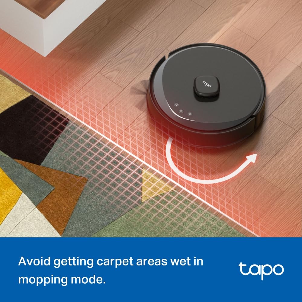 TP-Link Tapo RV30 Max 5300Pa Hyper Suction Robot Vacuum Cleaner & Mop