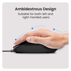 Portronics Toad 102 Wired Mouse with 3 Buttons