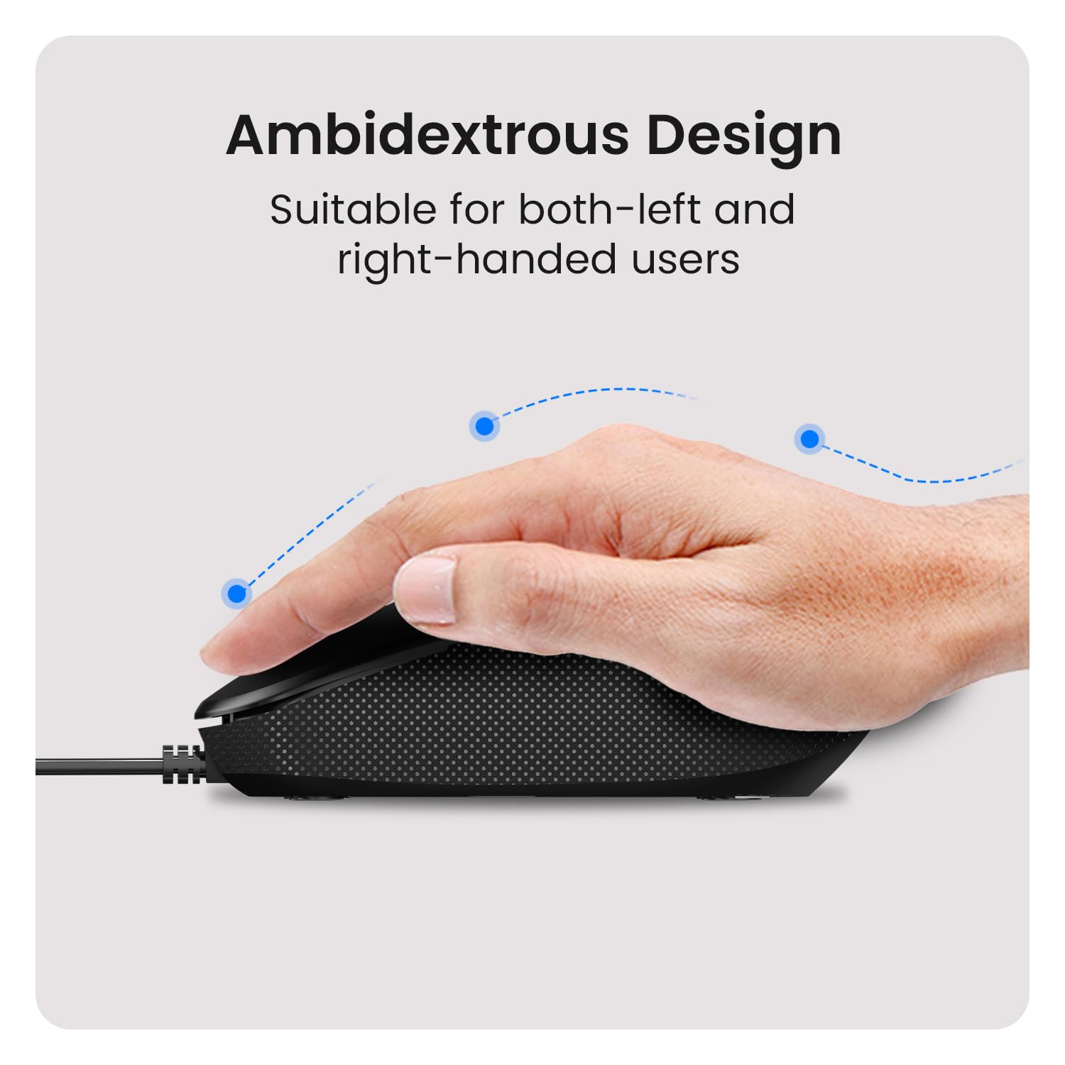 Portronics Toad 102 Wired Mouse with 3 Buttons