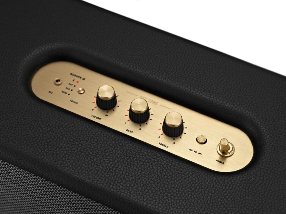 Marshall Woburn III Wired Connectivity Home Speaker with HDMI - Black