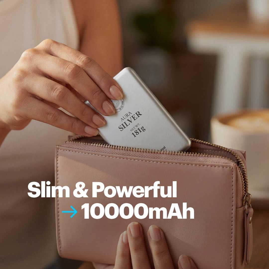 Stuffcool Aura 10000mAh Magnetic Wireless Powerbank 15W