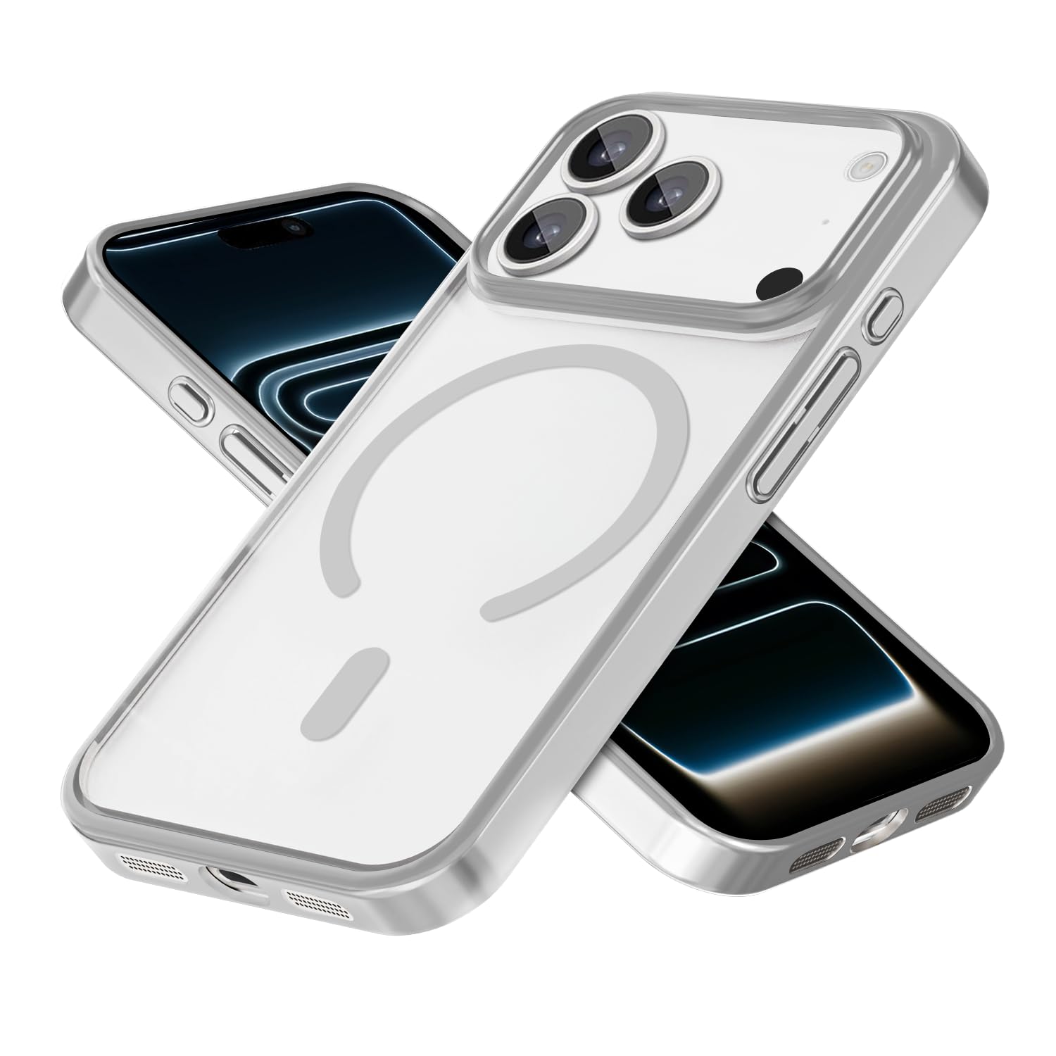 GRIPP Glacier Slim Mag-Safe Case for iPhone 17 Pro - Silver