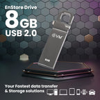 EVM EnStore 8GB Metal USB 2.0 Flash Drive