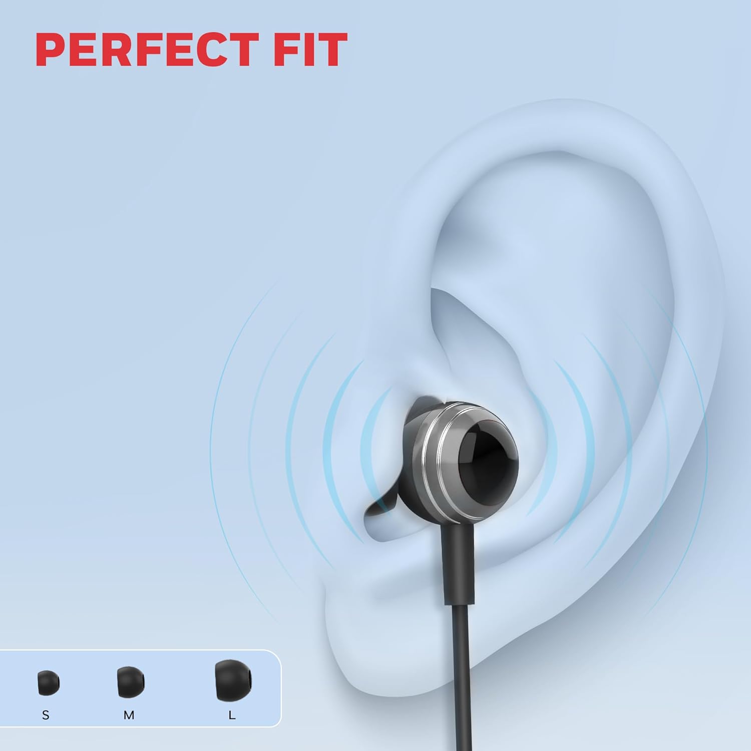 Honeywell Suono P70 Wired in Ear Earphones with Built in Mic 10mm*2 Drivers