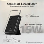 Qubo MagZap X5 Power Bank from Hero Group Magnetic Magsafe Wireless Power Bank