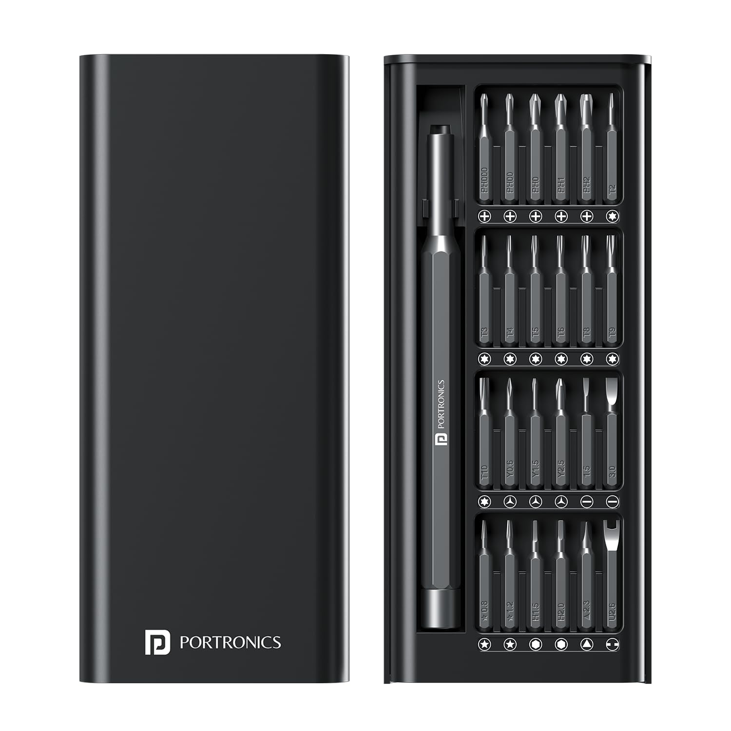 Portronics Bit Box,24-in-1 Screwdriver Kit