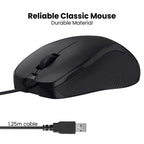 Portronics Toad 101 Wired Optical Mouse with 1200 DPI