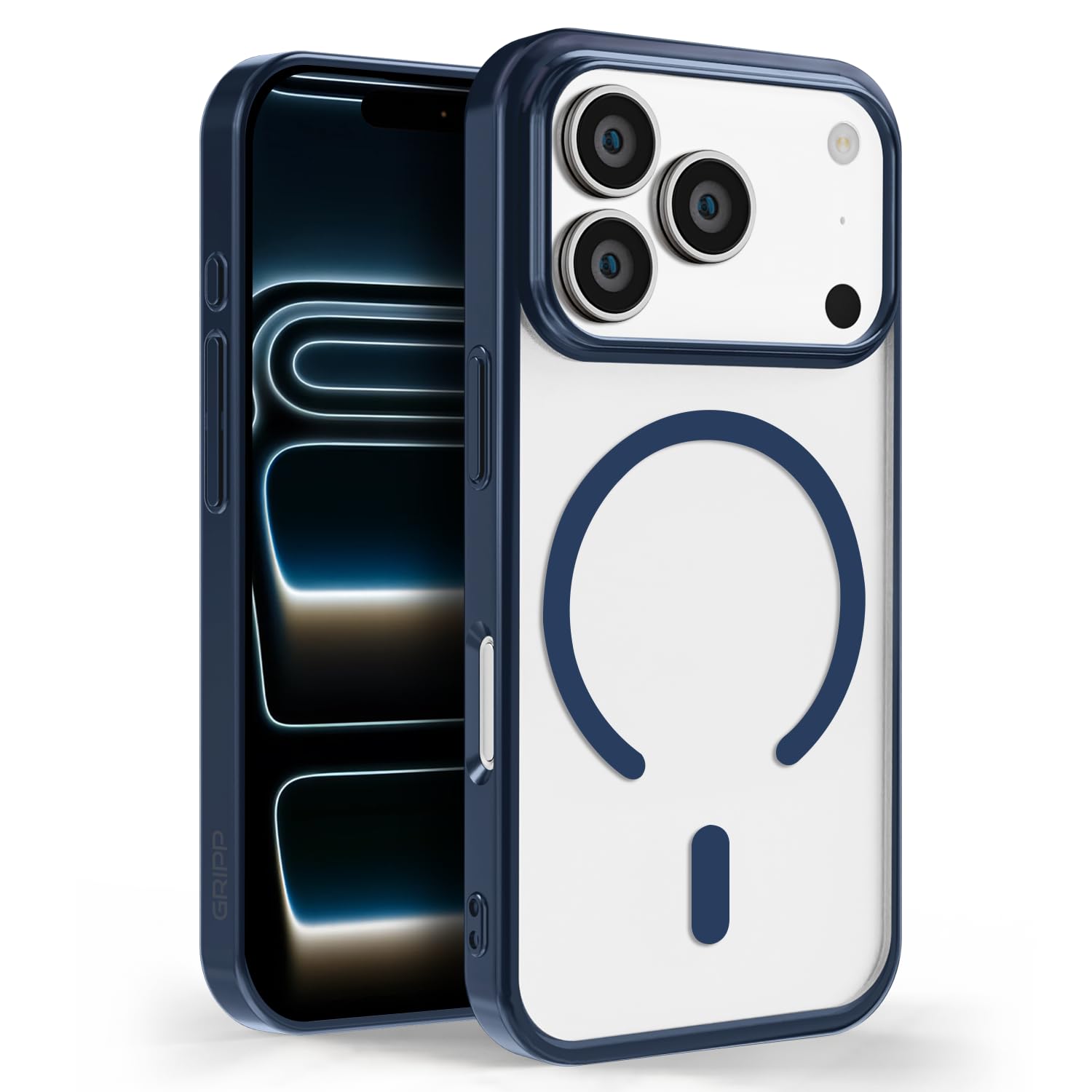 GRIPP Glacier Slim Mag-Safe Case for iPhone 17 Pro Max - Blue
