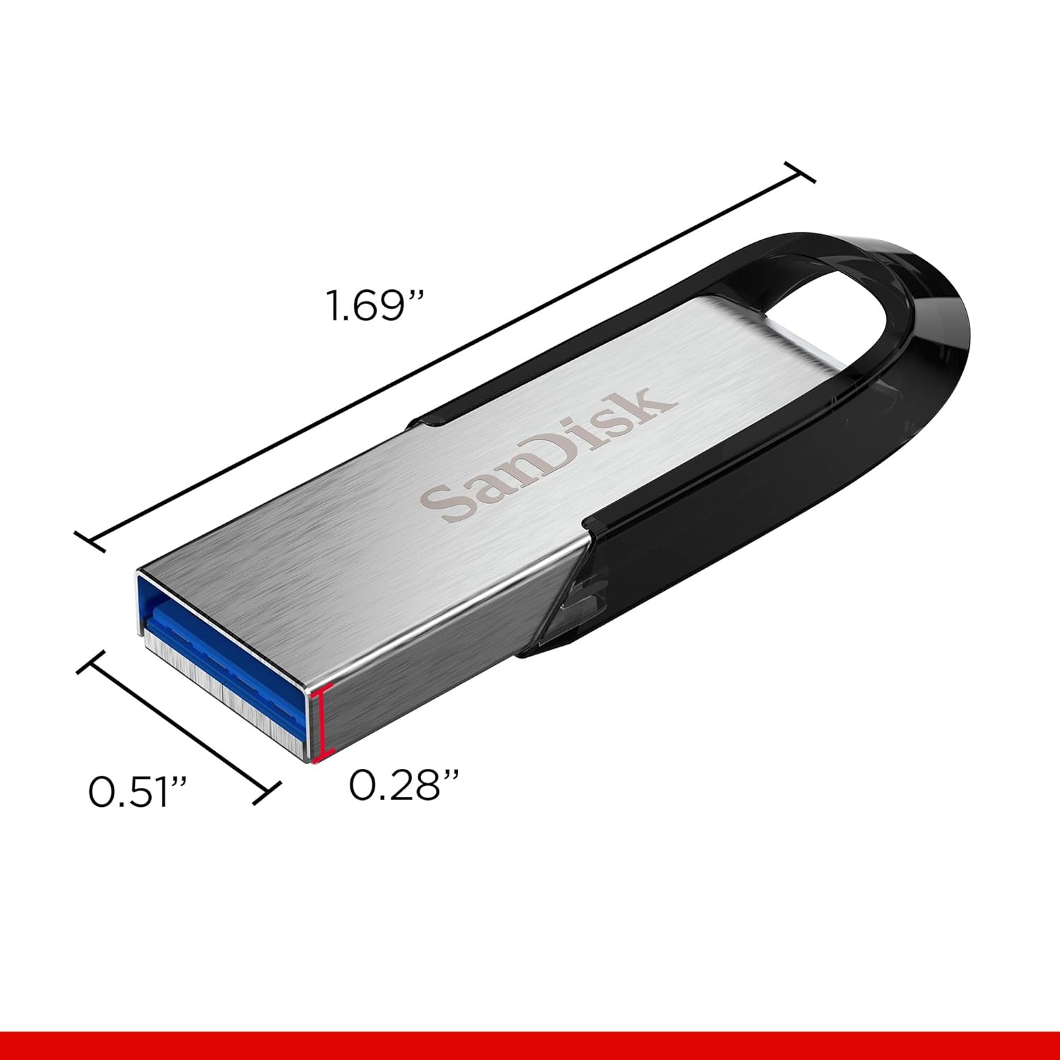 SanDisk Ultra Flair 256GB, USB 3.0, Flash Drive